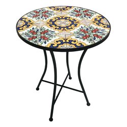 Tavolo da esterno metallo SICILIA Art 1 Fisso (60x75cm) AH 24027