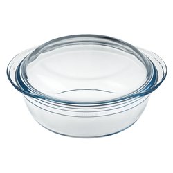 Pirofila Vetro borosilicato (24x20cm) con coperchio Trasparente 204AC00/1743