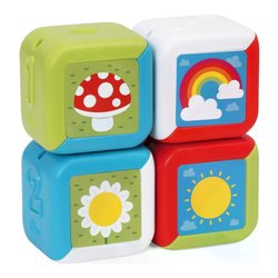 4 Cubi Multiattività 2 in 1 (10-36m) SMART2PLAY Multicolore 00011857100000