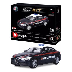 Automodello Kit 36 pz Alfa Romeo Giulia scala 1:24 CARABINIERI 18 25128