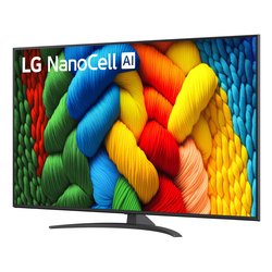 Tv 65 ( LED ) WebOS SERIE NANO81 AI Charcoal black 65NANO81A6A API