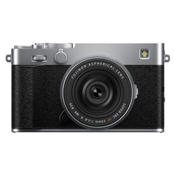 Fotocamera mirrorless 40,2Mpx APS C X E5 kit XF 23mm F2.8 R WR Silver 16949492