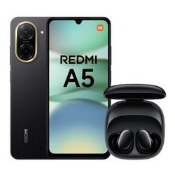 Smartphone 6,88 REDMI A5 Tim Bundle Buds 6 Play 4G Lte Black ( 128GB Ram 4GB 5200mAh ) 788275