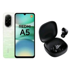 Smartphone 6,88 REDMI A5 Tim Bundle Buds 6 Play 4G Lte Green ( 128GB Ram 4GB 5200mAh ) 788247