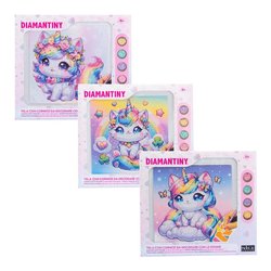 Set mosaico Kawaii Unicorn quadretto DIAMANTINY Assortito 90040