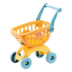Carrello spesa giocattolo Junior De Luxe con accessori (33x19,5x41,5cm) MAISONELLE BIO Giallo 53017