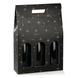 Confezione porta bottiglia (3 bottiglie) (27x9x38,5cm) COSTELLATION 138915S