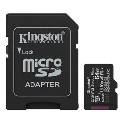 MicroSD 64GB CANVAS SELECT PLUS Gen3 SDCS3 64GB