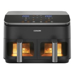 Friggitrice ad aria (8in1) 1750W (8,5Lt) Dual Basket Gray CAF R901 AEU