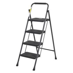 Scala domestica acciaio ( 4 Gradini ) MODEL Nero 184001