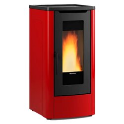 Stufa pellet 10kW DAHIANA 5.0 Evo Bordeaux 5 stelle Classe A+ 1295100