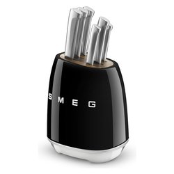 Ceppo con coltelli 6 pz 50 STYLE Nero KBSF02BL