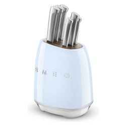 Ceppo con coltelli 6 pz 50 STYLE Azzurro KBSF02PB