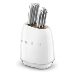 Ceppo con coltelli 6 pz 50 STYLE Bianco KBSF02WH