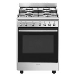 Cucina gas 4 zone Forno elettrico CLASSICA CX60GMX Inox Classe A (60x60x90cm)