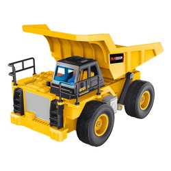 Radiocomando Dump Truck 5CH 40 MHz scala 1:24 (27x10x14cm) MONDO MOTORS Giallo G042539