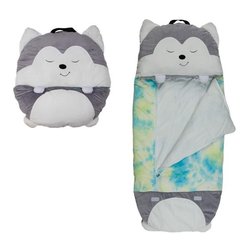 Sacco letto Cane (130x60cm) Bianco e Grigio 26446