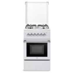 Cucina gas 4 zone Forno elettrico DL554EW2 White (50x55x84cm)