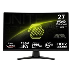 Monitor 27 ( LED 2560x1440 QHD 2K 180Hz ) MAG 274CQF Curvo Black 9S6 3CE31T 007
