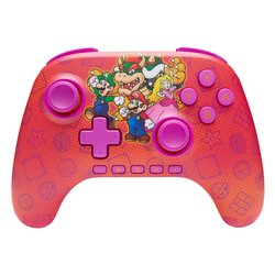 Gamepad SWITCH Mario & Friends Advantage Wireless Red e Pink NSGP0548