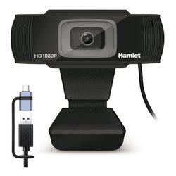 Webcam USB Type-A, USB Type-C Black HWCAM1080 CX 1080p FULL HD
