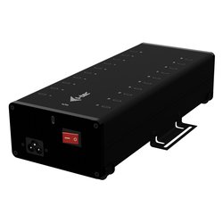 Caricabatterie USB Type-C Metal Charging 20 Port Black CACHRGHUB20CIT