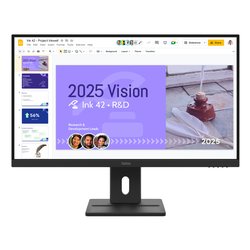 Monitor 27 ( IPS 2560x1440 QHD 2K 100Hz ) THINKVISION E27Q 40 Raven black 64BDGAT4EU