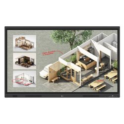 Display professionale 55 3840x2160 UHD 4K CREATEBOARD Interactive Black 55TR3DQ B