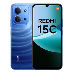 Smartphone 6,9 REDMI 15C W3 4G Lte Moonlight blue ( 256GB Ram 4GB 6000mAh )