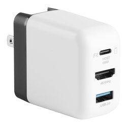 Caricabatterie per Nintendo SWITCH 2 Powerdock 65 Black e White SF ACC0105