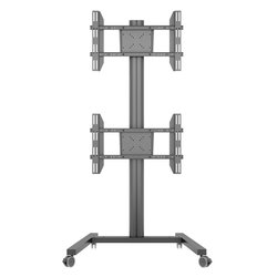 Carrello monitor 55 MULTIBRACKETS M Display Stand 180 Dual Vertical Black 2215