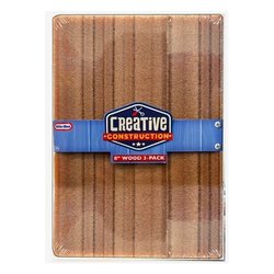 Set tavolette effetto legno 3 pz CREATIVE CONSTRUCTION 644962