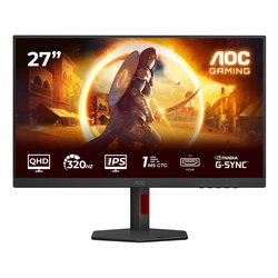 Monitor 27 ( IPS 2560x1440 QHD 2K 180Hz ) Black Q27G4SRU
