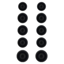 Ricambi auricolari UNICO Silicone Ear Tips Black EP 1900