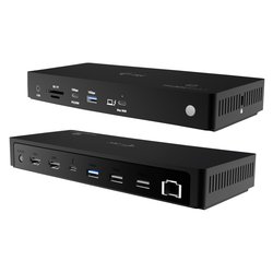 HUB 7 in 1 Triple Display Docking Station Black TB4TRIPLEDOCKPDIT