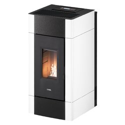 Stufa pellet 8,5kW CRISTAL Plus 9 White 4 stelle Classe A+ 7025036