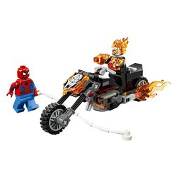 Spider-Man vs. Ghost Rider in motocicletta ( 72 pz ) MARVEL SUPER HEROES 6a+ 76335