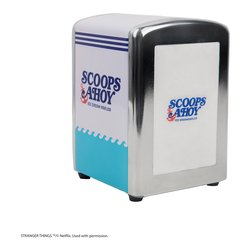 Gadget STRANGER THINGS Set Dispenser di Tovaglioli Scoops Ahoy Silver