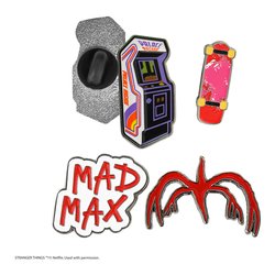 Gadget STRANGER THINGS Set di 4 spille della seconda stagione