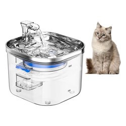 Distributore acqua gatti Pet water fountain automatic (2Lt) Cromo WF040