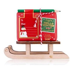 Set regalo Hello winter slitta