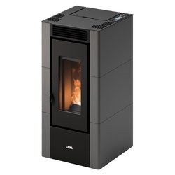 Stufa pellet 5,5kW CRISTAL 6 T1 Antracite 5 stelle Classe A+ 7025099