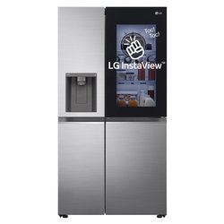 Frigorifero e congelatore Side by side INSTAVIEW GSXV80PZLE Door in Door Total No Frost Inox premium classe E (91,3x73,5x179cm)