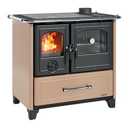 Cucina legna 8kW FAMILY VST Caramello 5 stelle (96,4x64,2x85,3cm)