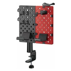 Organizer scrivania con pannello e supporti accessori gaming (27,3x18x51,1cm) Rosso e Nero ICC SH HANGMH