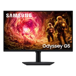 Monitor 27 ( IPS 2560x1440 QHD 2K 180Hz ) ODYSSEY G5 Black LS27FG502EUXEN