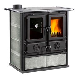 Cucina legna 7,9kW ROSETTA SX VST.16 Petra Pietra naturale 5 stelle (88,5x57,2x84,3cm)