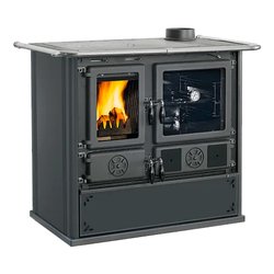 Cucina legna 8,8kW ROSA VST.16 Steel Antracite 5 stelle (103x65x85,1cm)