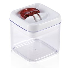 Barattolo plastica (400ml) FRESH & EASY Bianco e Trasparente 31207