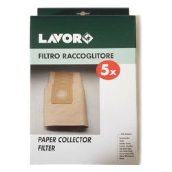 Sacchetto aspirapolvere (5 pz) Lavor 5 212 0016